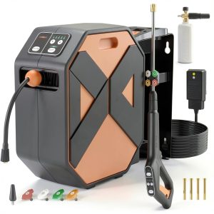 MAX 5000 PSI Pressure Washer Buyplus 100 FT Retractable Hose-0