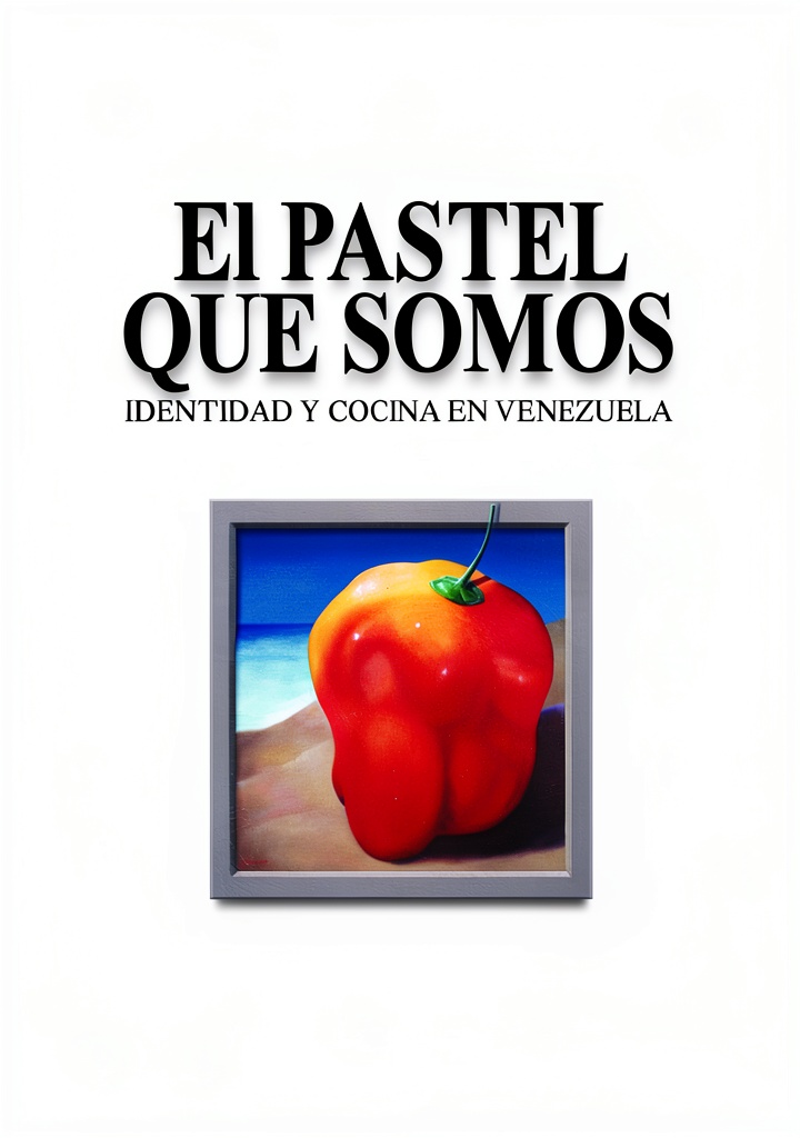 Kindle book cover showing Venezuelan history and gastronomy themes
