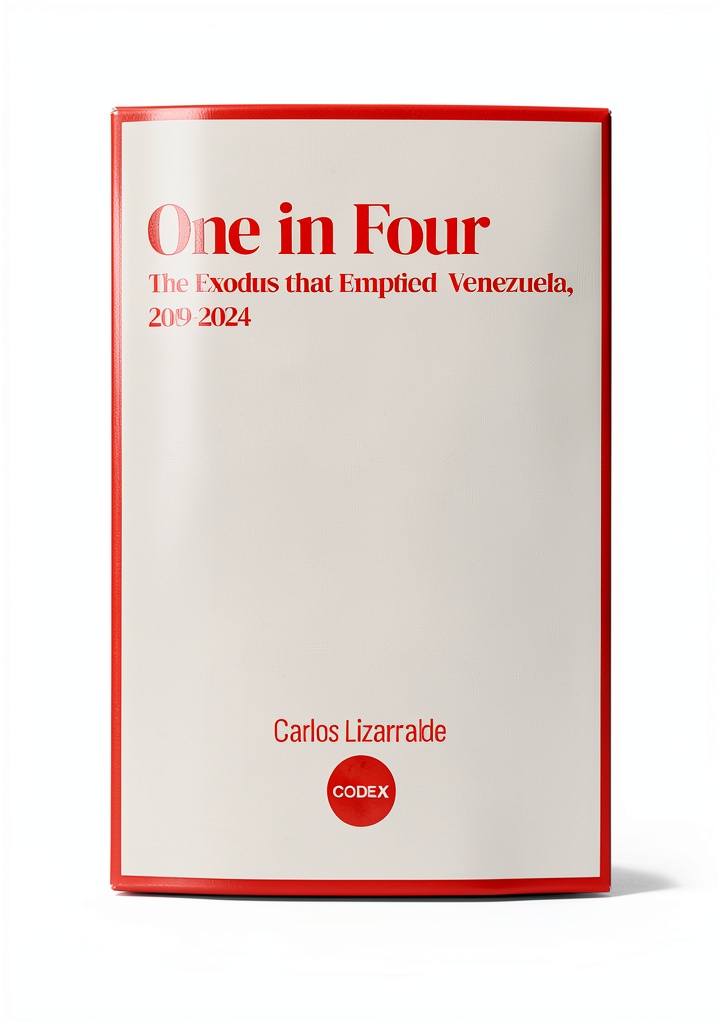 'Codex Novellus Venezuela History eBook on a Kindle device'
