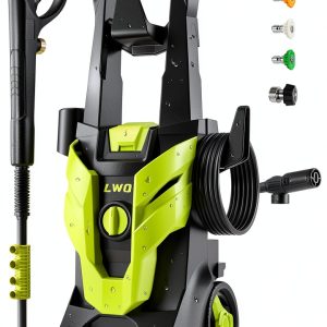 LWQ Pressure Washer Green 2.5 GPM 20 Foot Hose-0