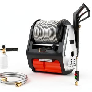 Giraffe Tools Pressure Washer Retractable Hose 100ft Light-0