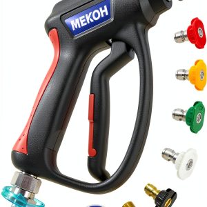 MEKOH Pressure Washer Swivel Gun 5000 PSI Black-0